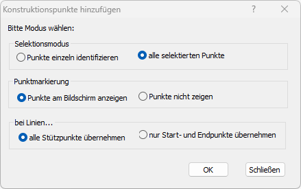 konstrucktionspunkte hinzufügen