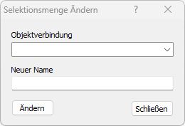 Selektionsmenge Ändern