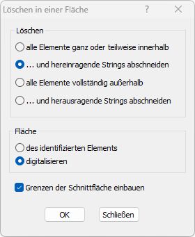 schen in einer Fläche