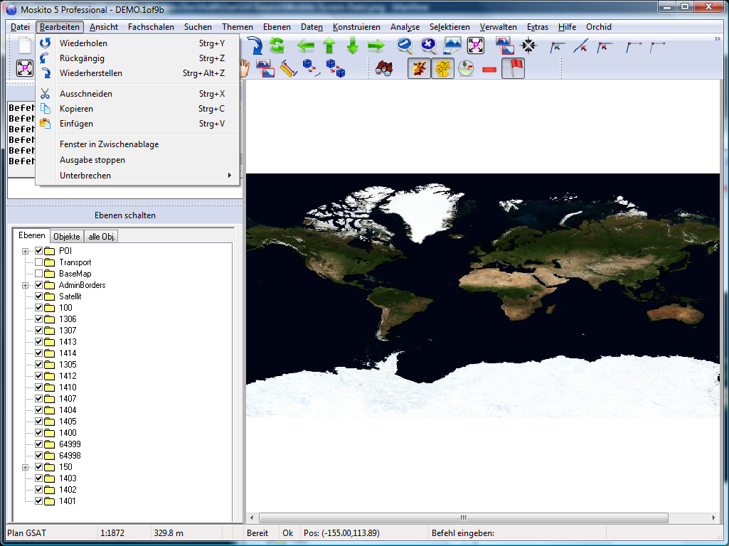 Moskito-Screen-Bearbeiten