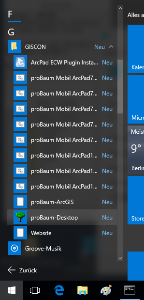 GisconProBaumimWindowsStartmenu