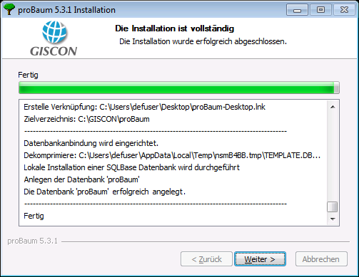 GisconProBaumInstallation25Erfolg