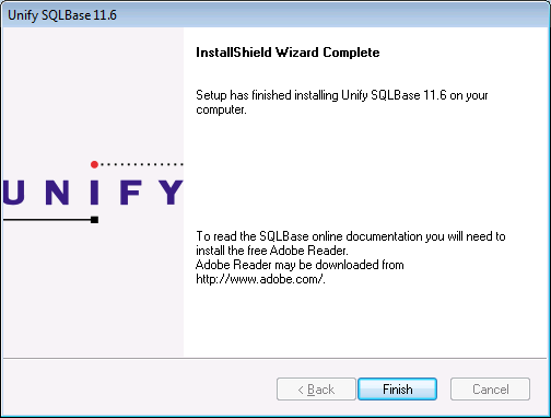 UnifySQLBaseInstallation10