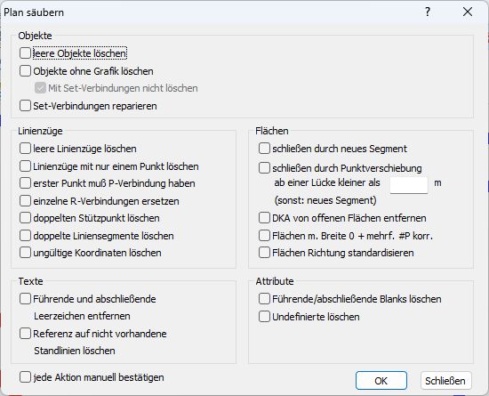 Plan säubern