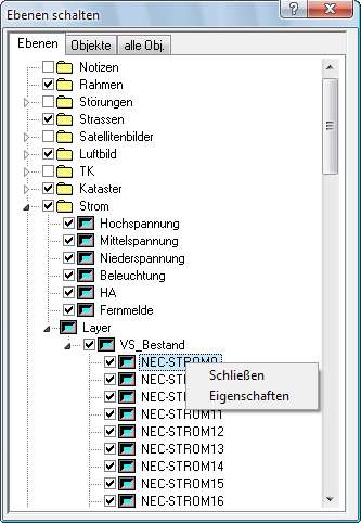 Moskito-DialogAnsichtEbenenKontextPlan
