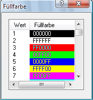 Moskito-DialogAnsichtLeistenZusatzgrafikFuellfarbe