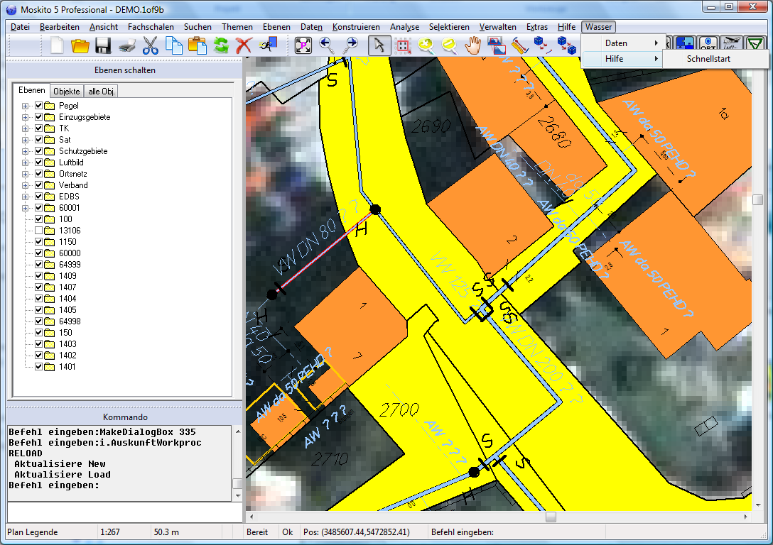Moskito-Screen-Wasser-Hilfe